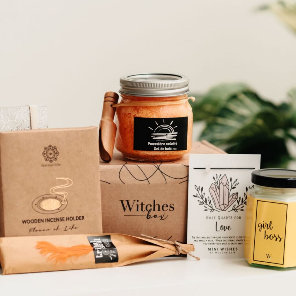 Exemple de la Witches box sur le thème girl boss