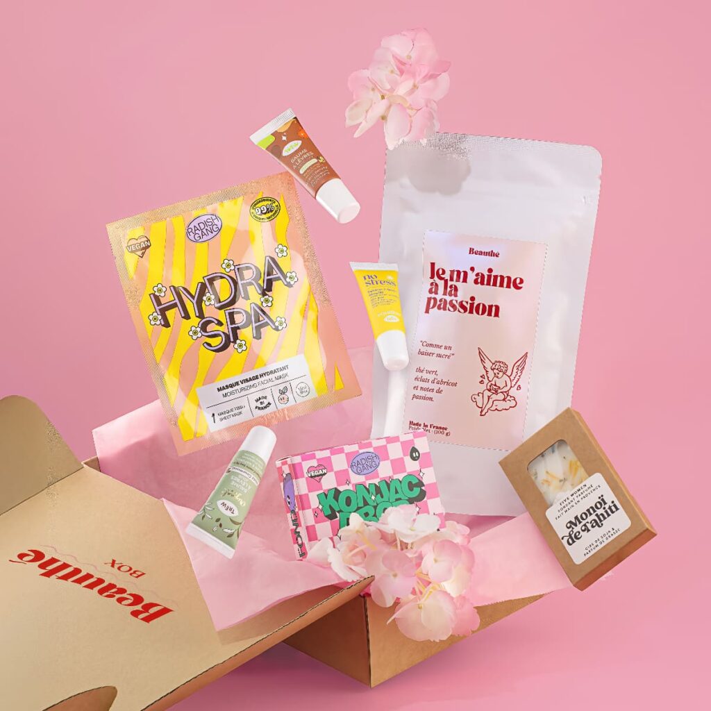 Beauthé box exemple de la box caja conjunto