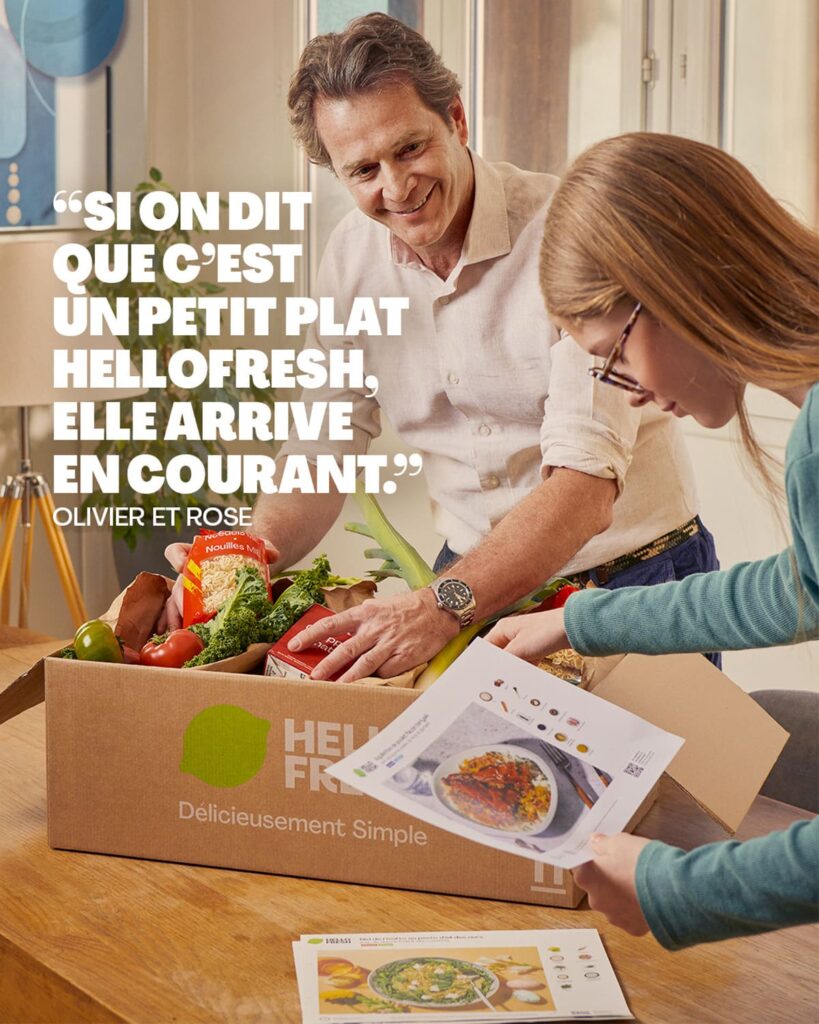 Olivier et adore cette box repas et sa fille Rose aussi